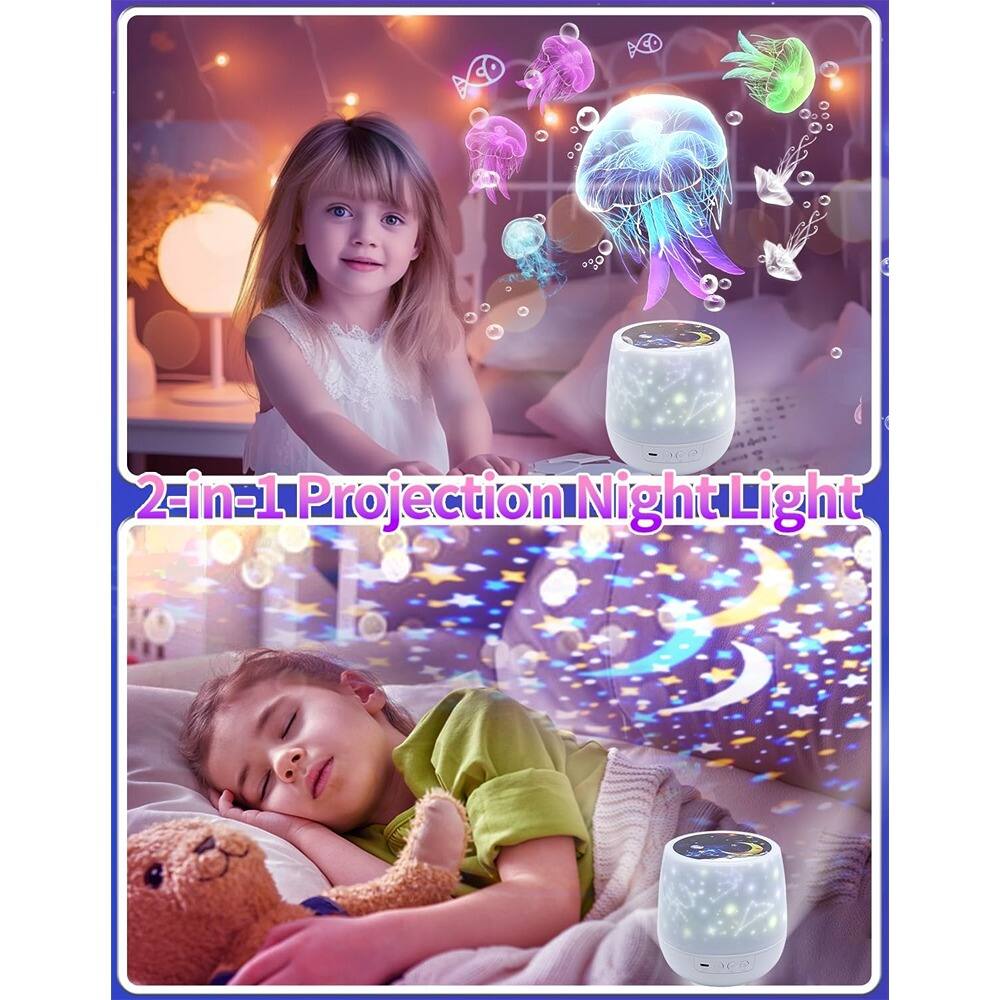 2-in-1 Projection Night Light