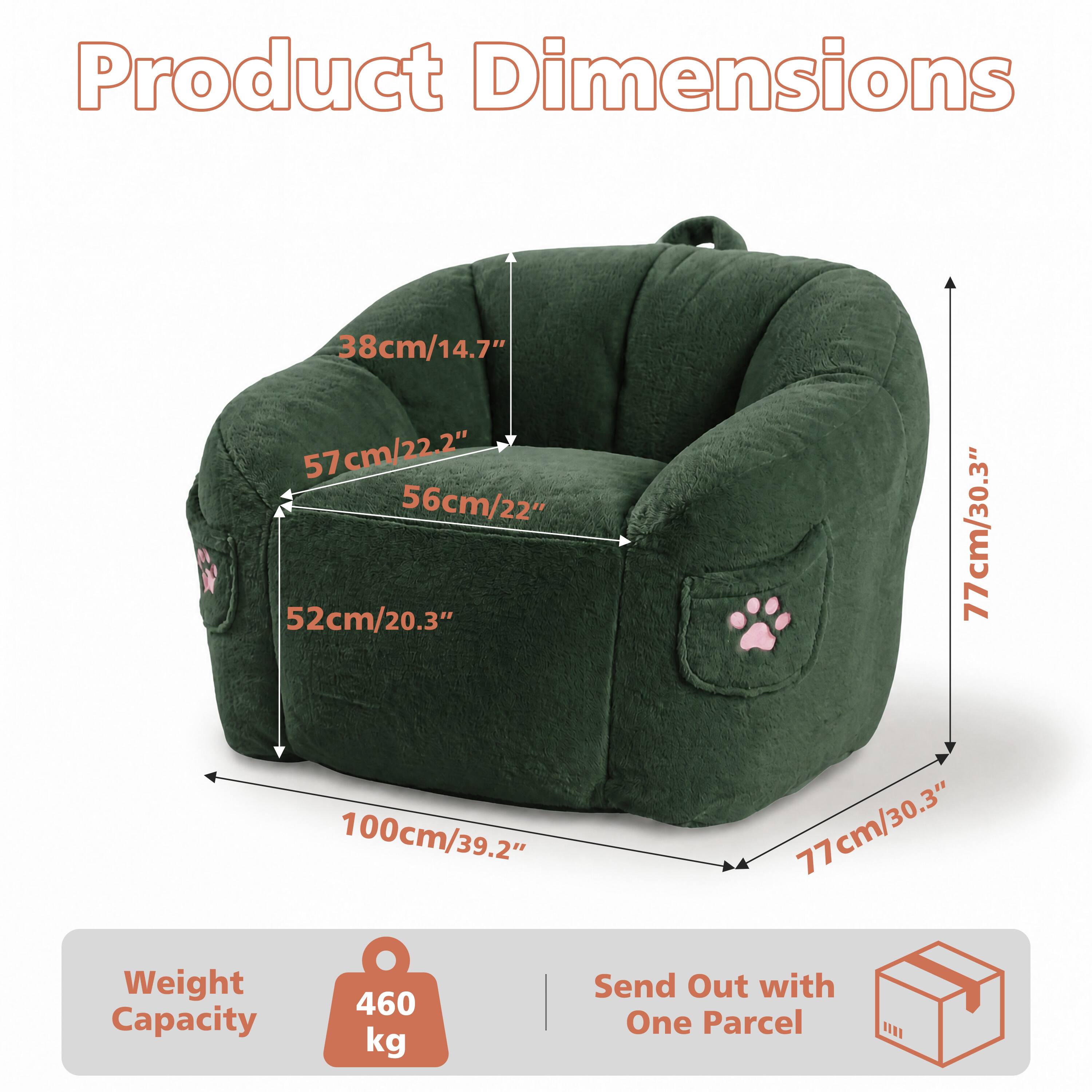 Product Dimensions: 38cm/14.7" x 57cm/22.2" x 56cm/22" x 52cm/20.3" x 77cm/30.3" x 100cm/39.2"  
Weight Capacity: 460 kg  
Send Out with One Parcel