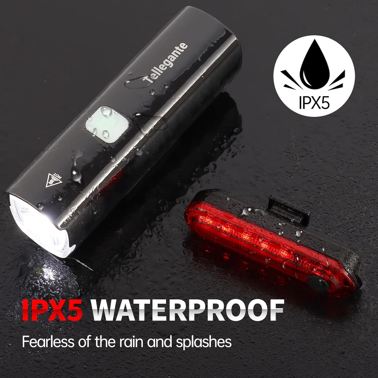 Tellegante IPX5 HOT B IPX5 WATERPROOF  
Fearless of the rain and splashes