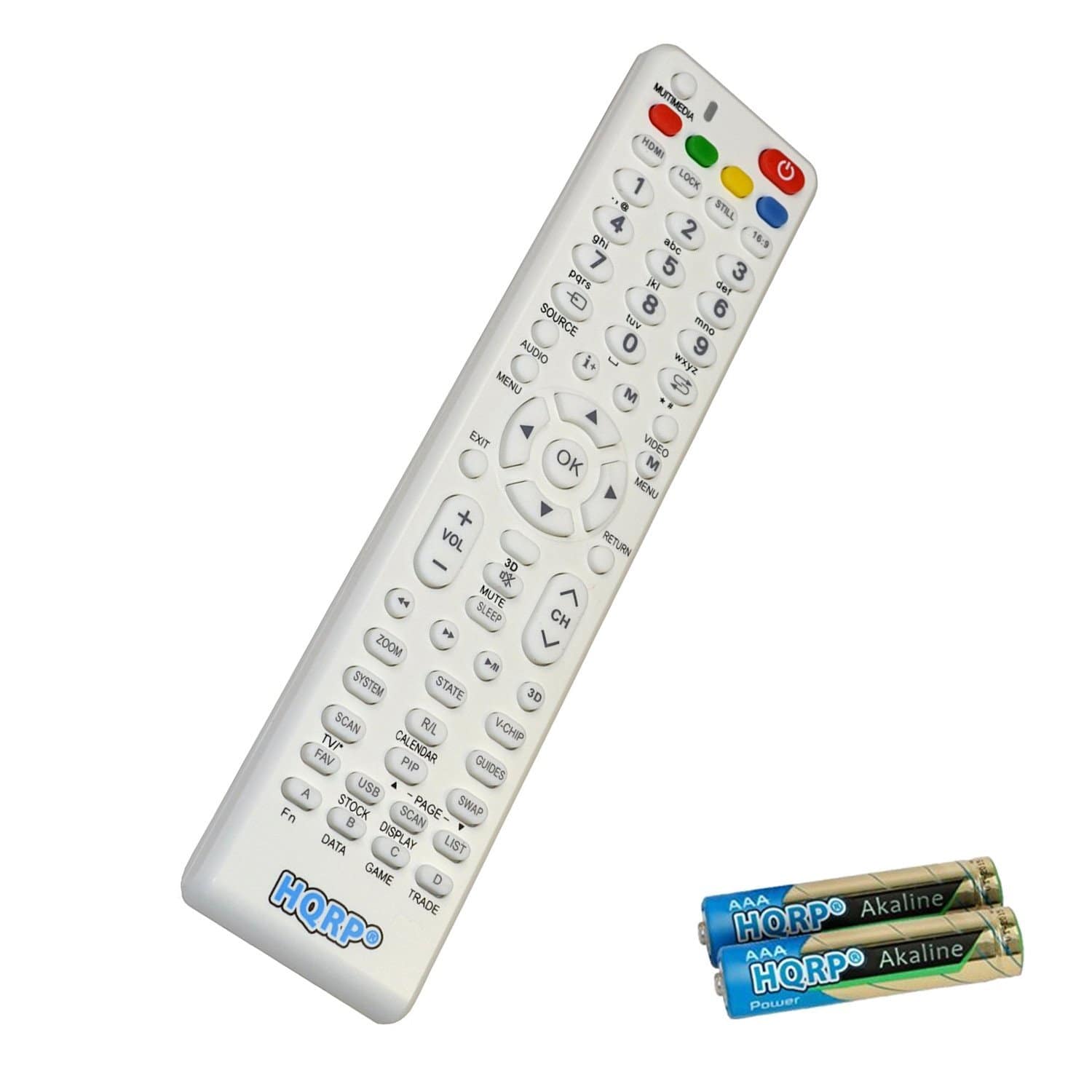 HQRP - TV Remote Control for Haier HTR-D03 HTR-D02A HTR-299A 48D3500 HTR-D01A HTR-D3E HFY-35G HYF-34E HTR-160A 46EP14S 48D3500