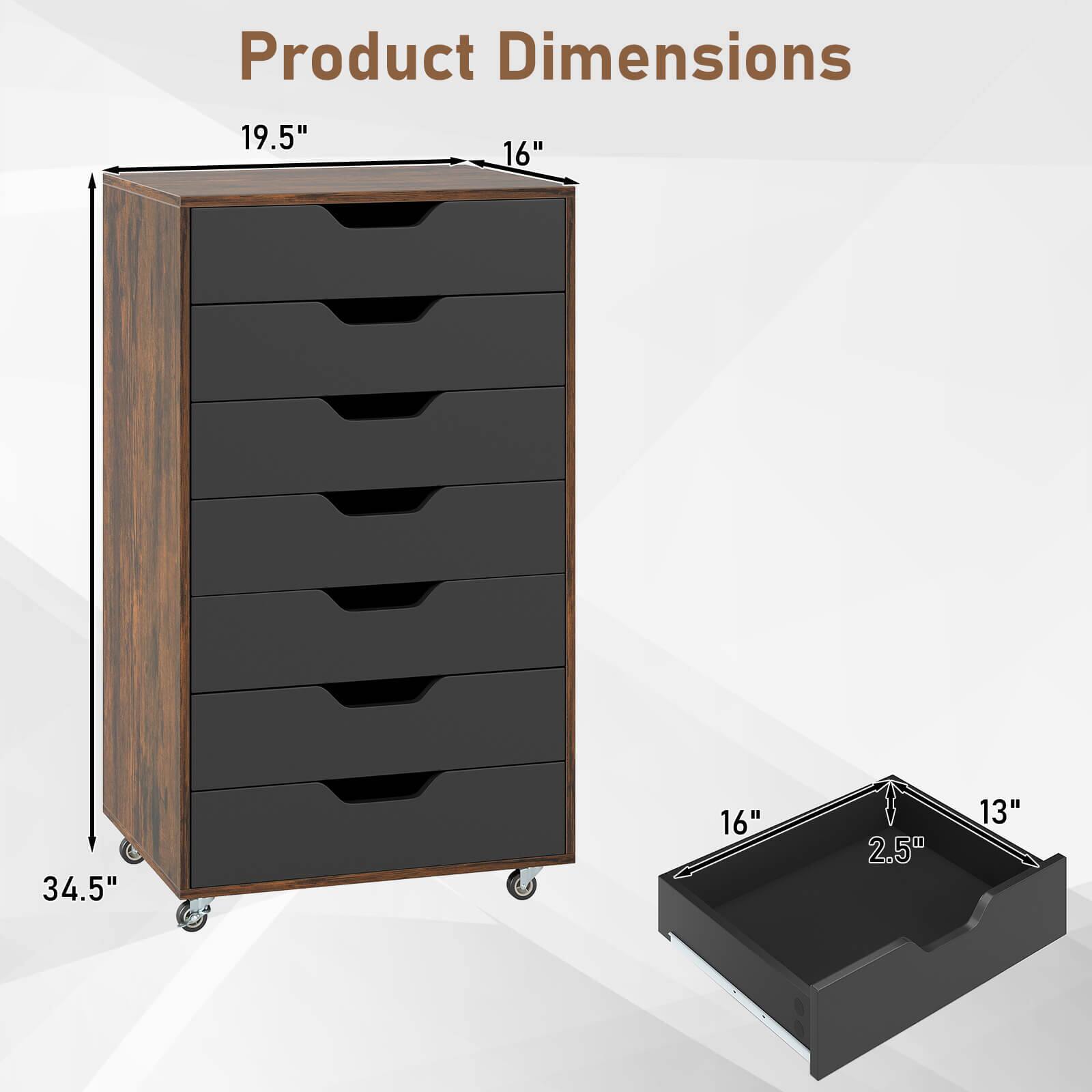 Product Dimensions  
19.5" x 16" x 34.5"  
16" x 13" x 2.5"