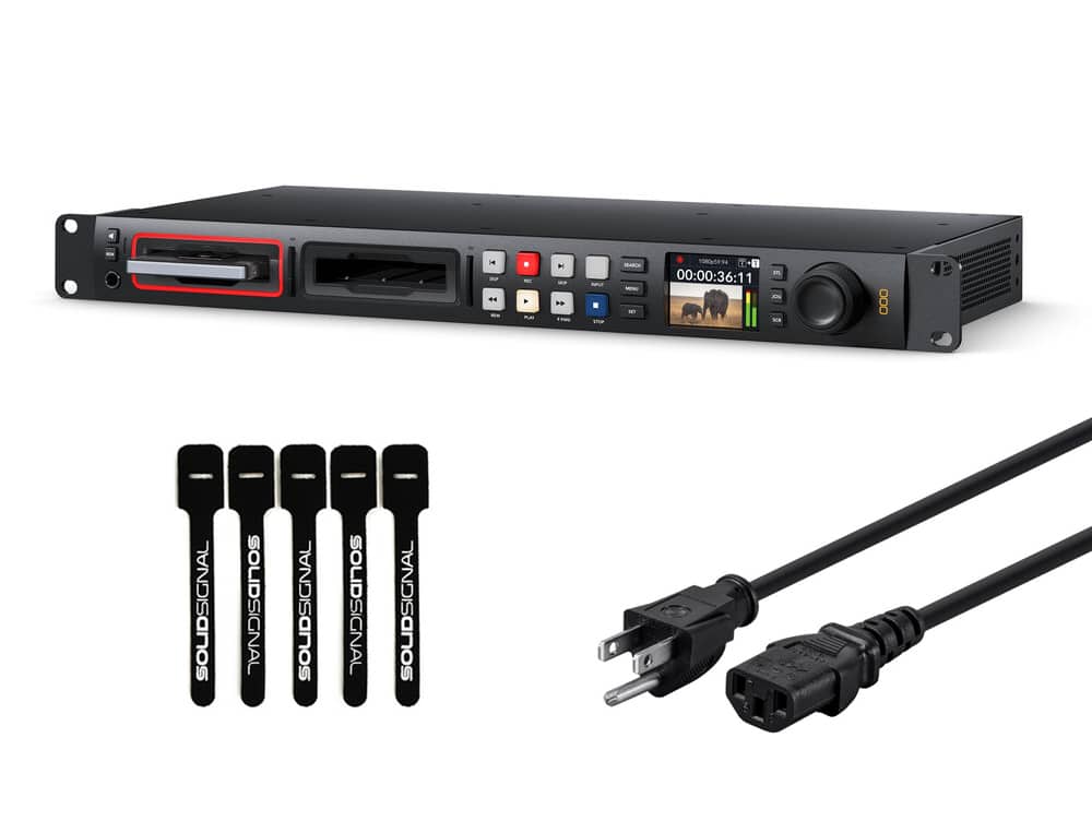 Blackmagic Design - HyperDeck Studio HD Pro Recorder Bundle