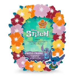 Silver Buffalo - Disney Lilo & Stitch Die-Cut Photo Frame | 4 x 6 Inches - Blue