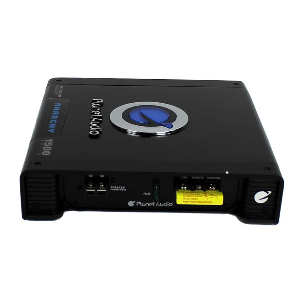 Planet Audio
ANARCHY 1500
SPEAKER CONNECTIONS
FUSE
-12V REMOTE GROUND
Planet Audio