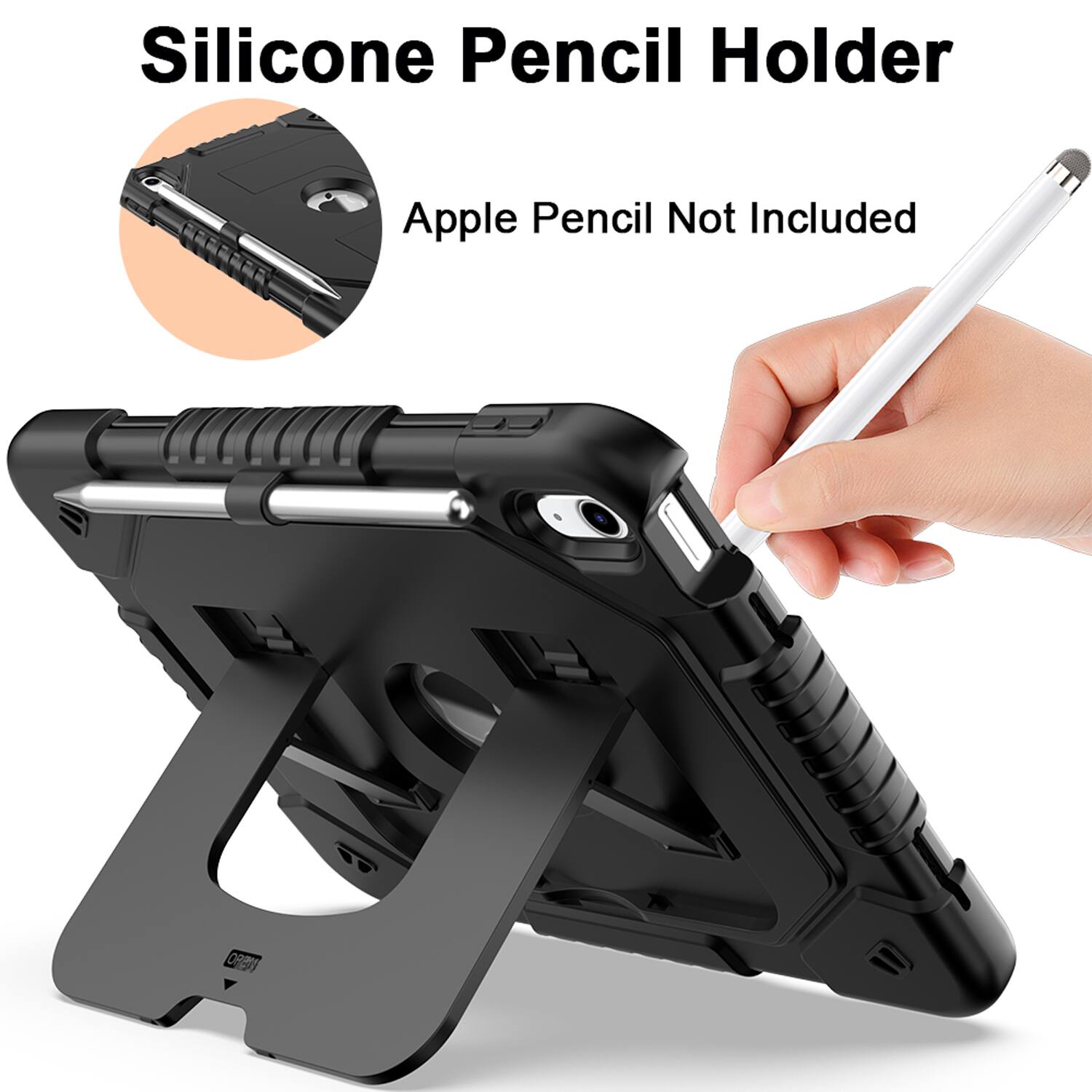Silicone Pencil Holder  
Apple Pencil Not Included