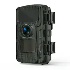 Front. Sunoyar - Trail Camera with 16MP Photos 1080p HD Video Night Vision and 0.8s Trigger Speed - Black.