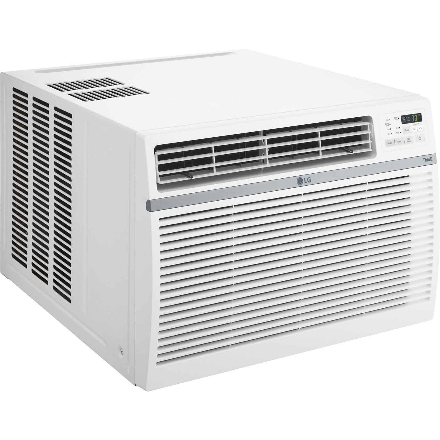 Alt View 6. LG - 1,000 Sq. Ft. 18,000 BTU 230V Smart Window Air Conditioner - White.