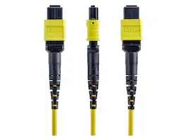 Startech - 2m MTP/MPO 12F Type-B OS2 Single Mode APC Female Jumper 9/125 OFNP Plenum OS2MTP12BOFNP2M
