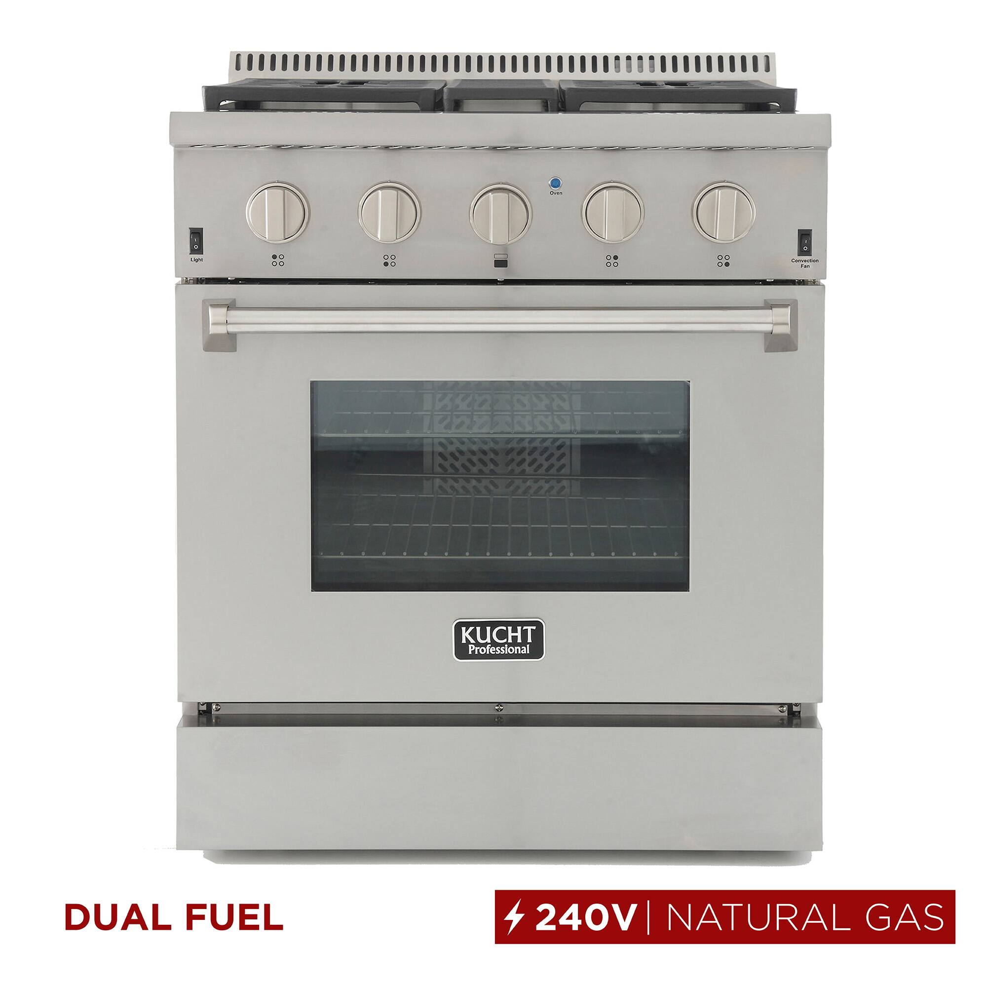 - KUCHT Professional DUAL FUEL 240V | NATURAL GAS