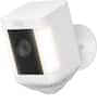 Ring - Spotlight Cam Plus Outdoor/Indoor Wireless 1080p Battery Surveillance Camera - White