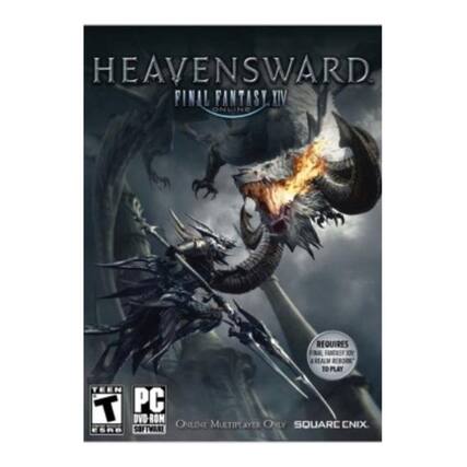 HEAVENSWARD
FINAL FANTASY XIV
REQUIRES FINAL FANTASY XIV: A REALM REBORN TO PLAY
TEEN
PC DVD-ROM SOFTWARE
ONLINE MULTIPLAYER ONLY
SQUARE ENIX - T (Teen 13+)