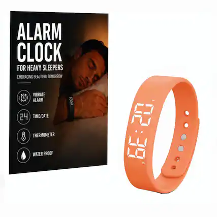 ALARM CLOCK FOR HEAVY SLEEPERS
EMBRACING BEAUTIFUL TOMORROW
VIBRATE ALARM
24 TIME/DATE
THERMOMETER
WATER PROOF