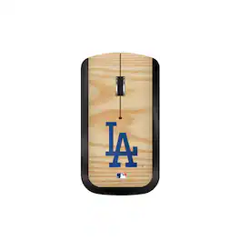 Keyscaper - Los Angeles Dodgers Wood Print Wireless USB Mouse - Wireless - Multicolor