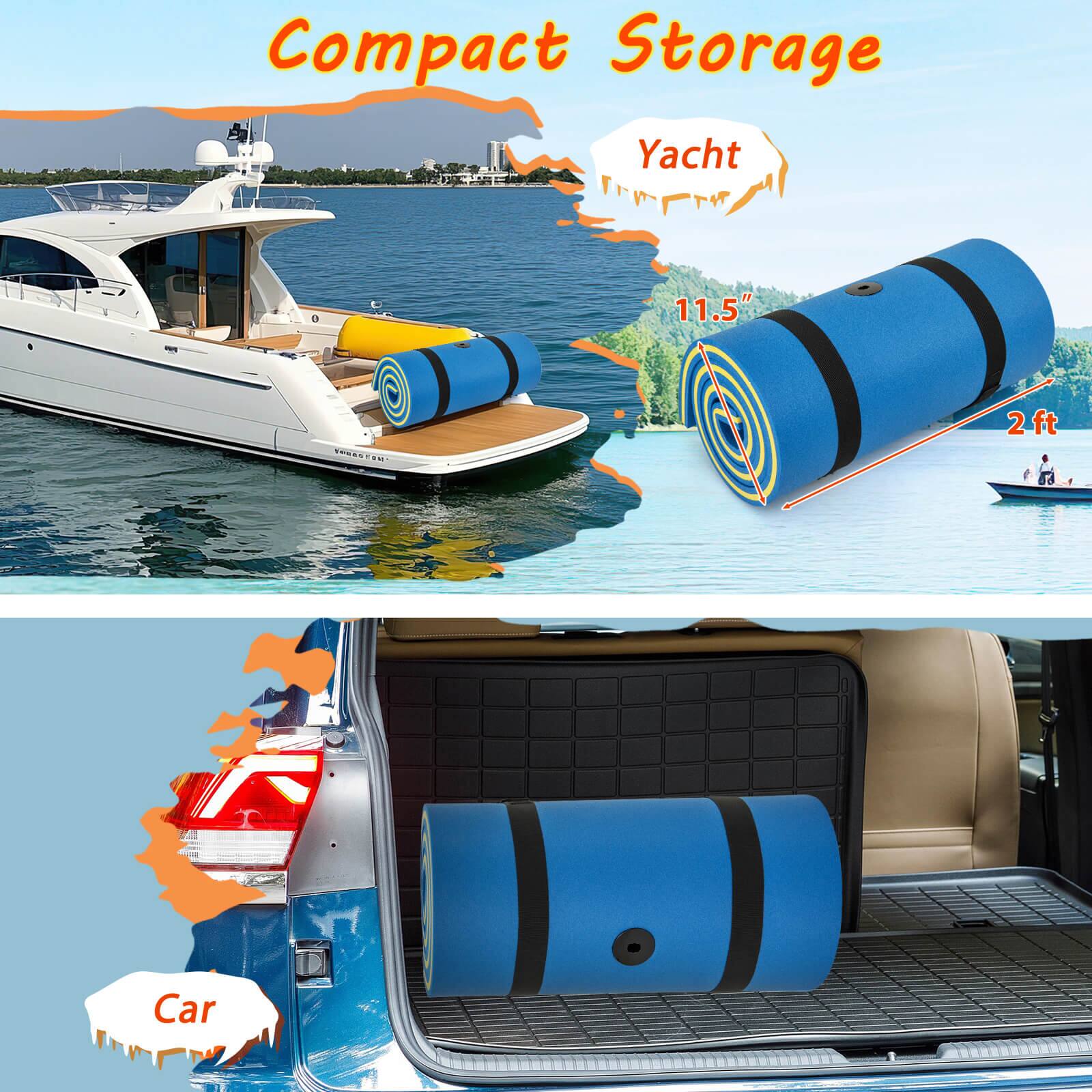 Compact Storage  
Yacht  
11.5"  
2 ft  

Car