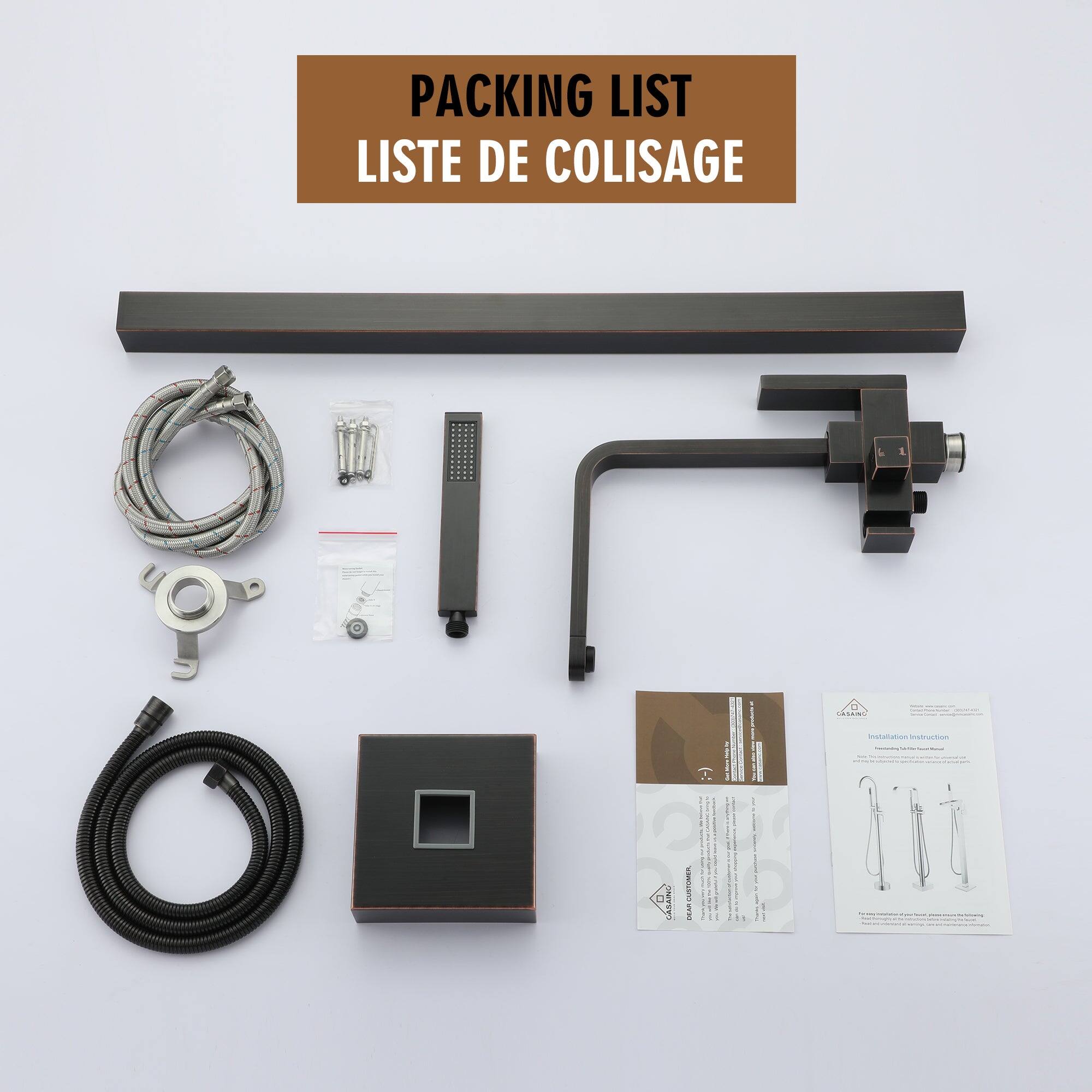 PACKING LIST LISTE DE COLISAGE