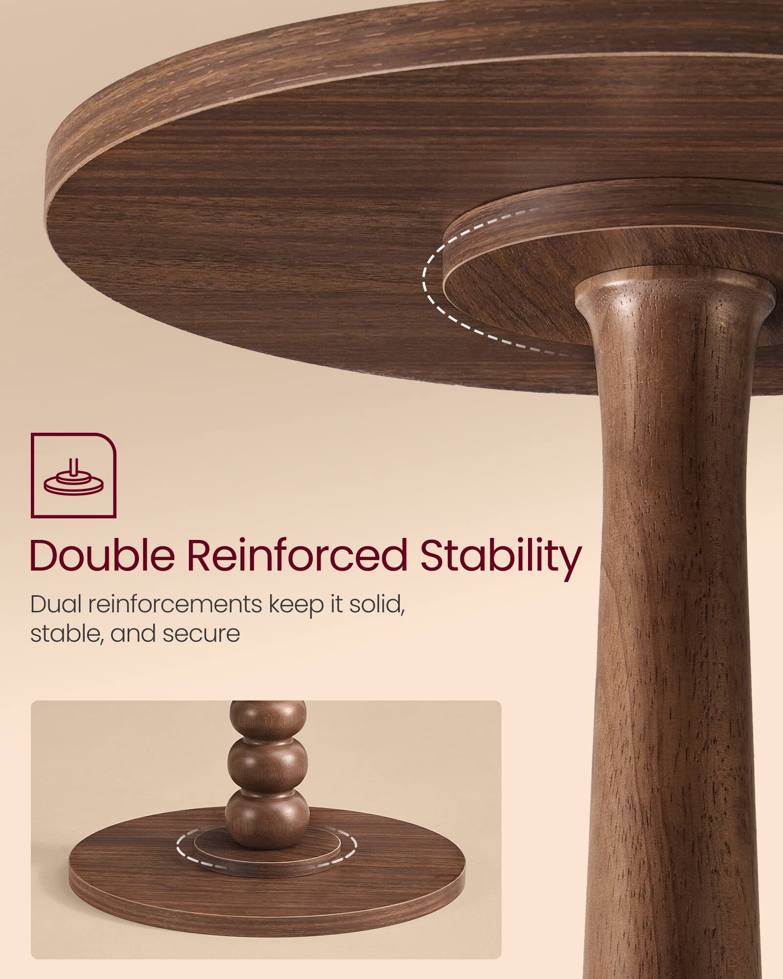 Double Reinforced Stability

Dual reinforcements keep it solid, stable, and secure