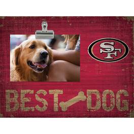 Fan Creations - San Francisco 49ers 10.5" x 8" Best Dog Clip Photo Frame - Multicolor