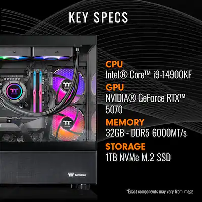 Thermaltake LCGS View i570 170 Gmng Dsktp Intel Core i9 14900KF Thermaltake LCGS View i570 170 Gmng Dsktp Intel Core i9 14900KF