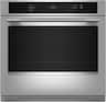 KitchenAid - 30 inch Built-In Single Electric Wall Oven with No Preheat Air Fry Mode - Stainless Steel