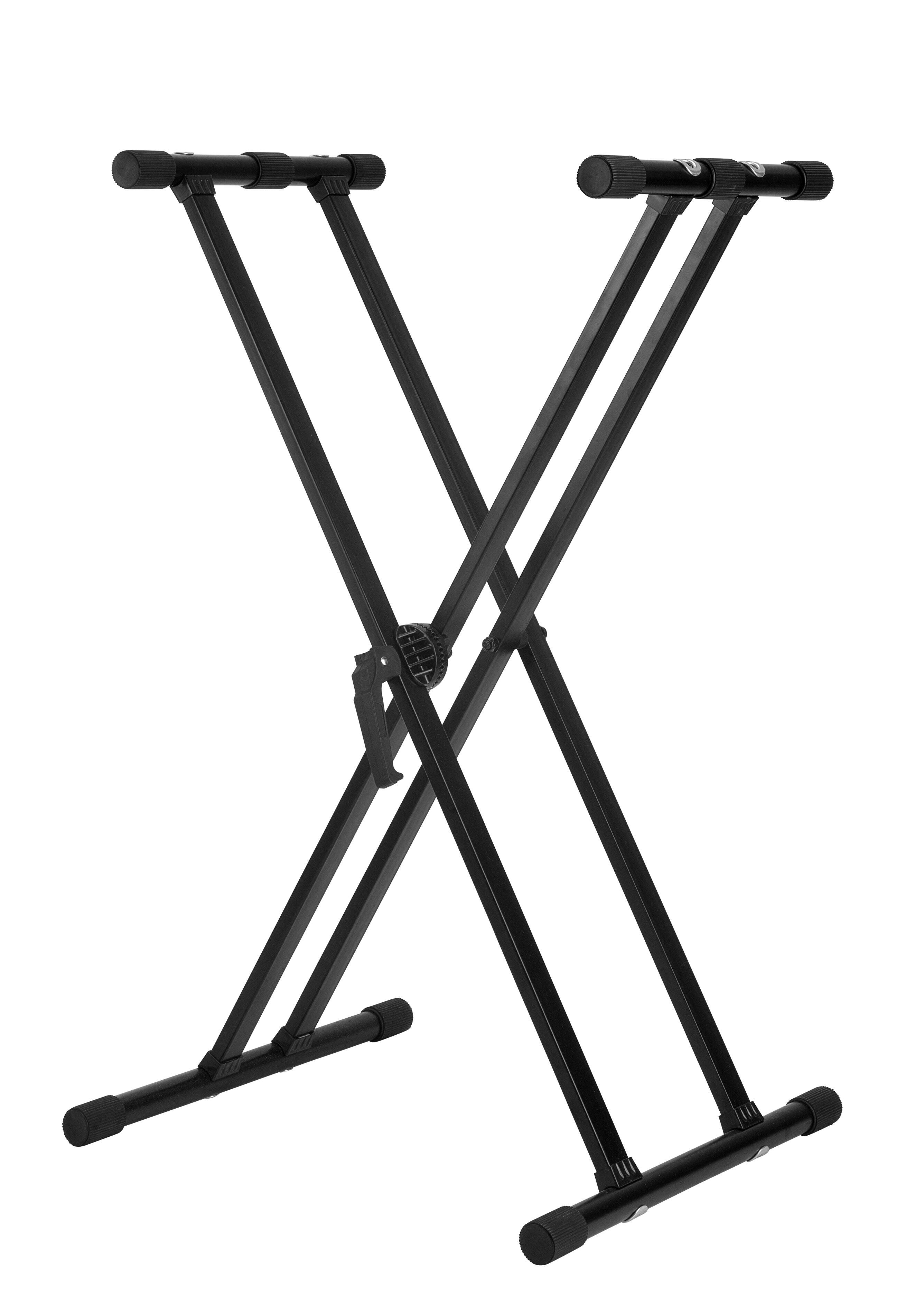 Left. Knox - Knox Gear Adjustable Double X Keyboard Stand.