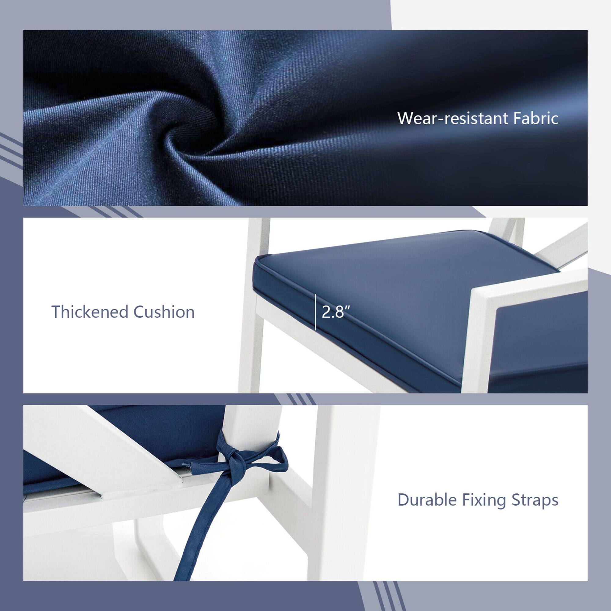Wear-resistant Fabric, Thickened Cushion 2.8", Durable Fixing Straps