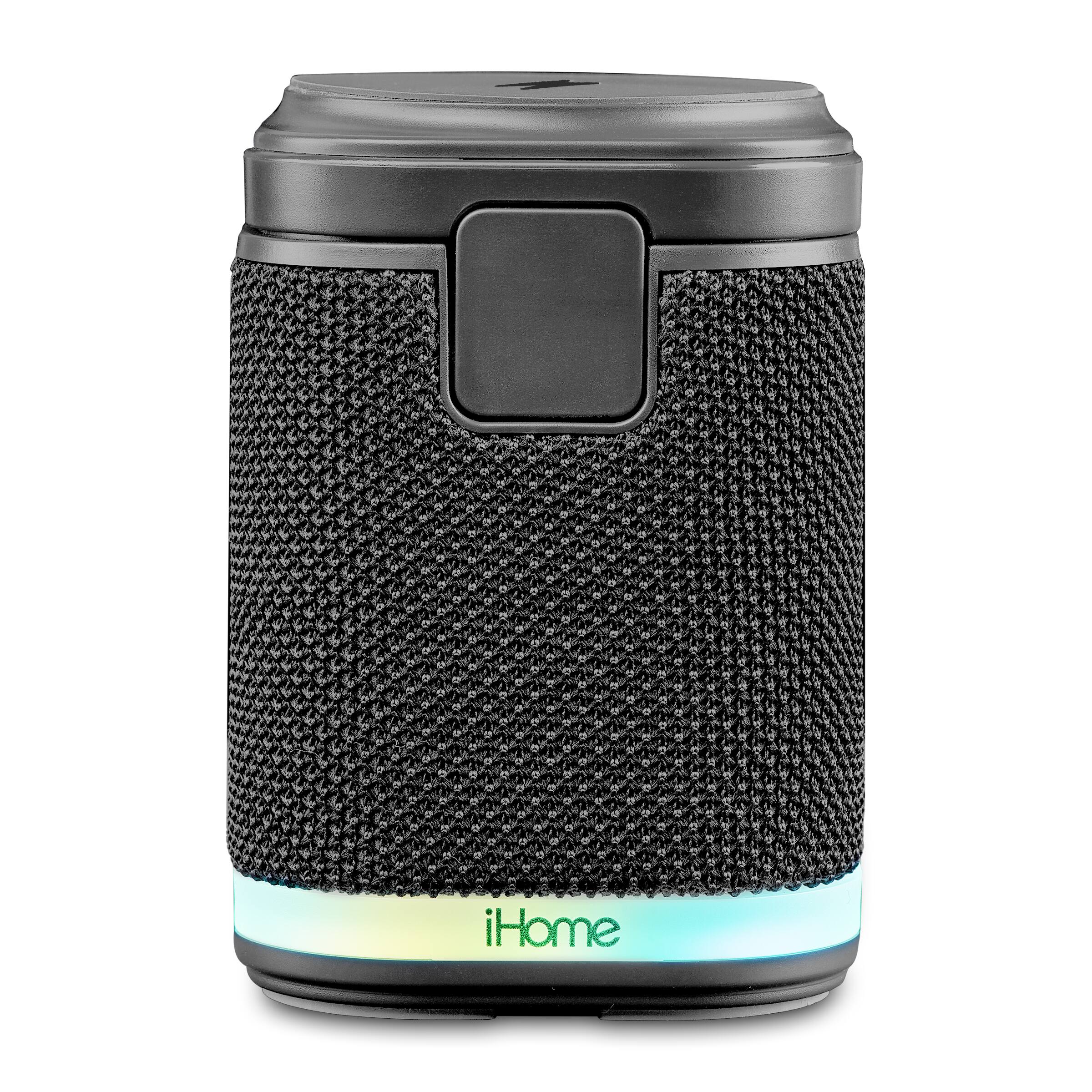 Alt View 1. iHome - Power Tower Dual Wireless Bluetooth Charging Speaker with Mood Light - Dark Gray.