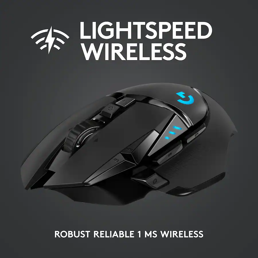 Logitech G502 Lightspeed Wireless Optical Gaming Mouse with RGB ...