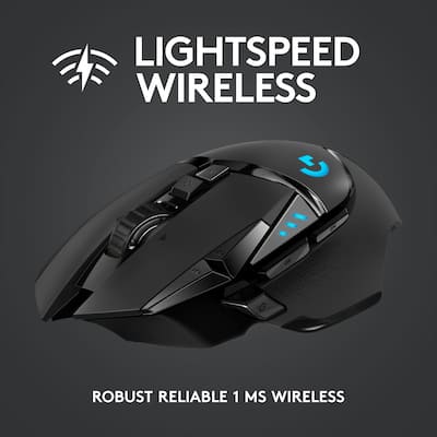 Logitech G502 Lightspeed Wireless Optical Gaming Mouse with RGB Logitech G502 Lightspeed Wireless Optical Gaming Mouse with RGB