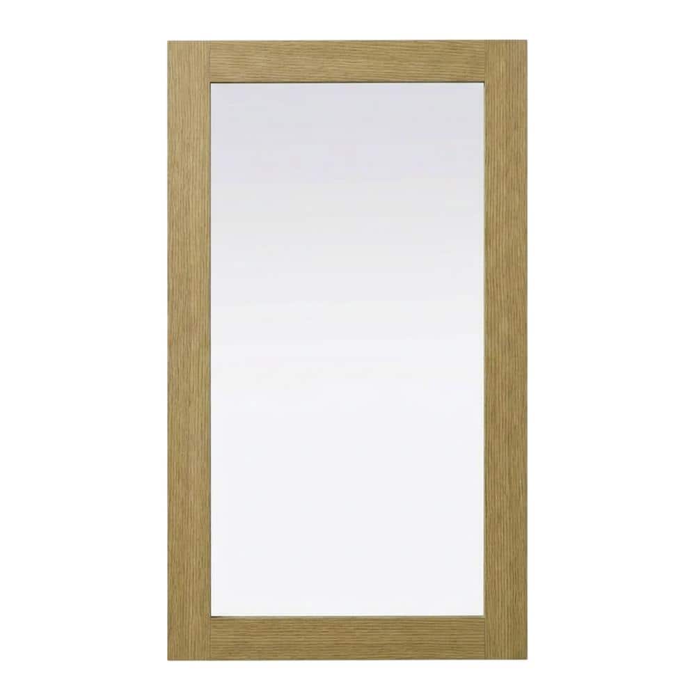 Elegant Kitchen and Bath - Noah Wooden Rectangle Mirror 18 x 32 - Honey Brown price history on PriceWatchPro