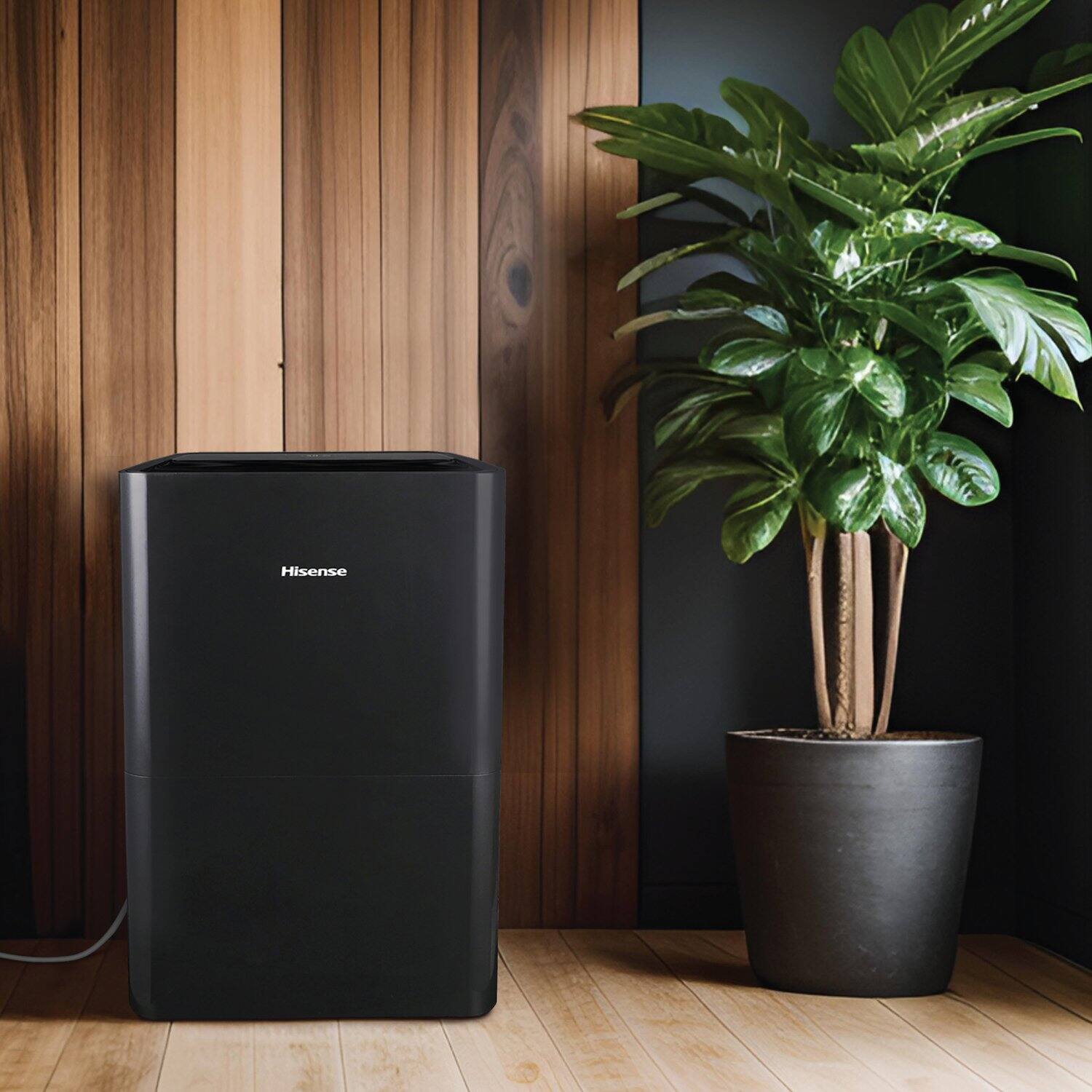 Alt View 24. Hisense - Hisense 50 Pint Dehumidifier with Pump in Black - Black.