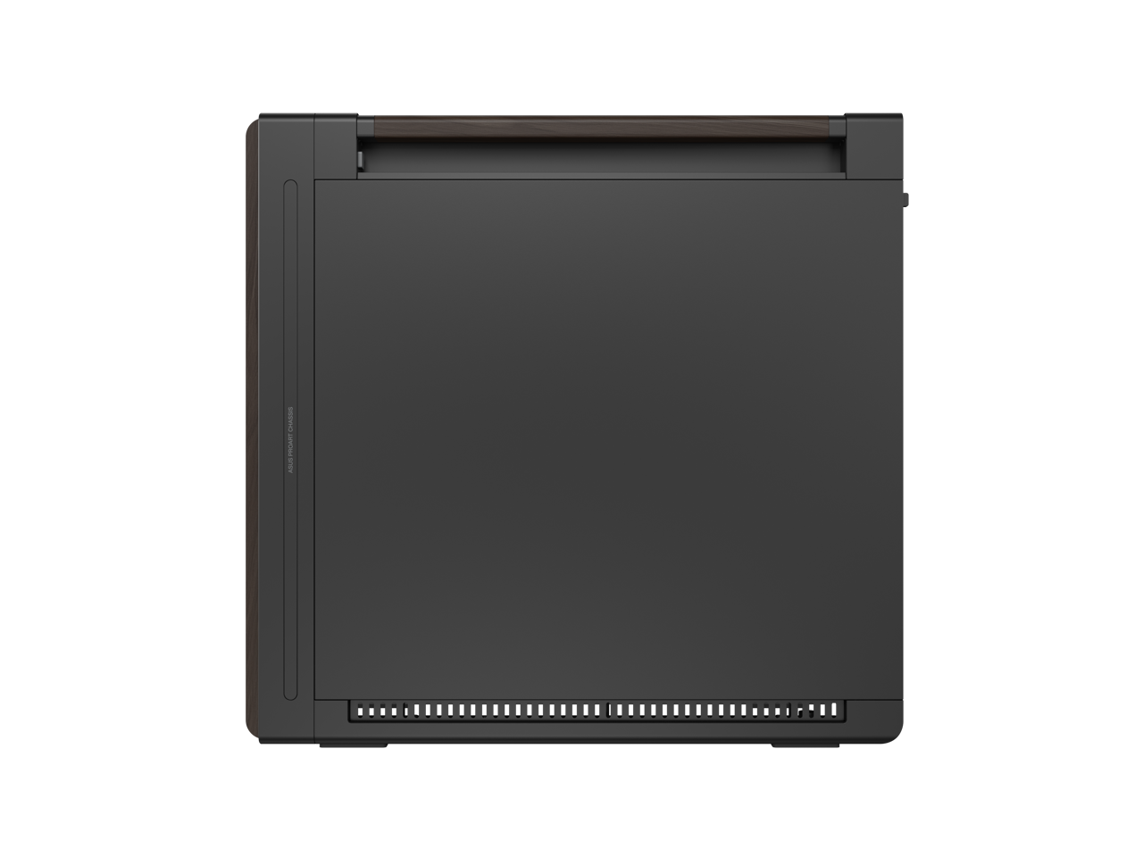 Alt View 8. ASUS - ASUS ProArt PA602 Wood Edition E-ATX Case, Tempered Glass, 440mm GPU Support, 1x140mm + 2x200mm Fans - Black.