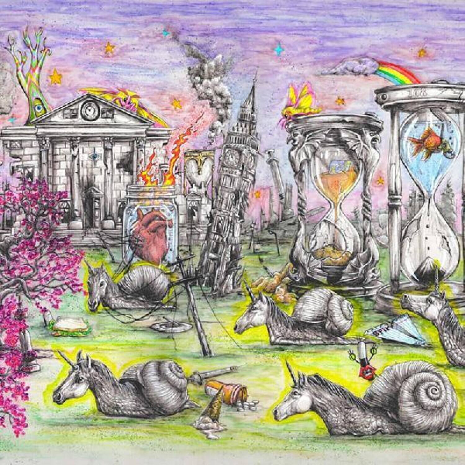 Front. Myles Bullen - timetokill   - VINYL LP.