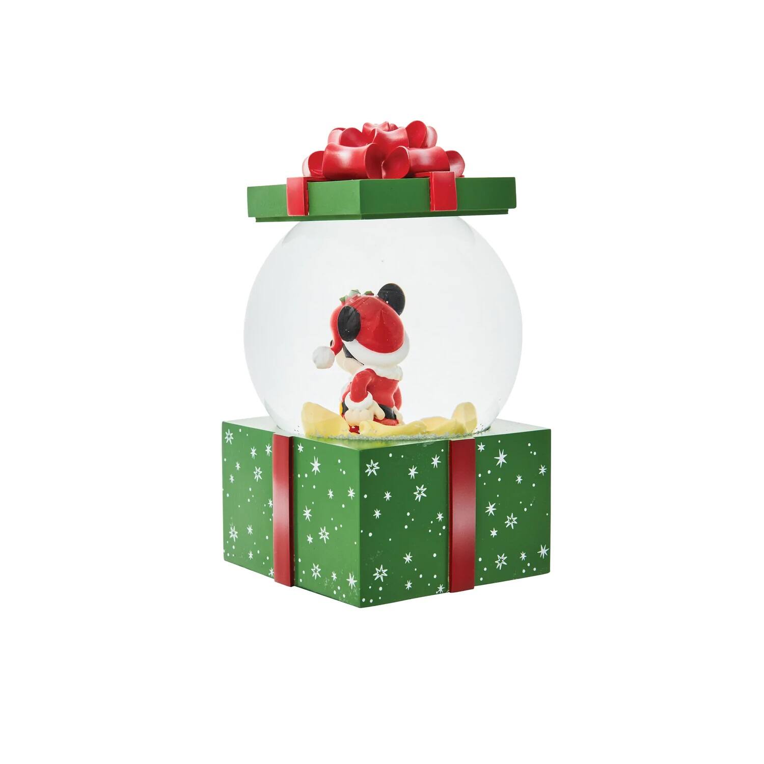 Alt View 4. Department 56 - Dept 56 Mickey Christmas Gift Waterball - Green.