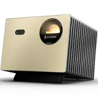 Valerion - VisionMaster Pro Triple Laser Projector,2500 ISO Lumens, 0.9-1.5x Optical Zoom, 2X Multitasking Power，Google TV，HDR10+ - Moonlight Gold - Front_Zoom