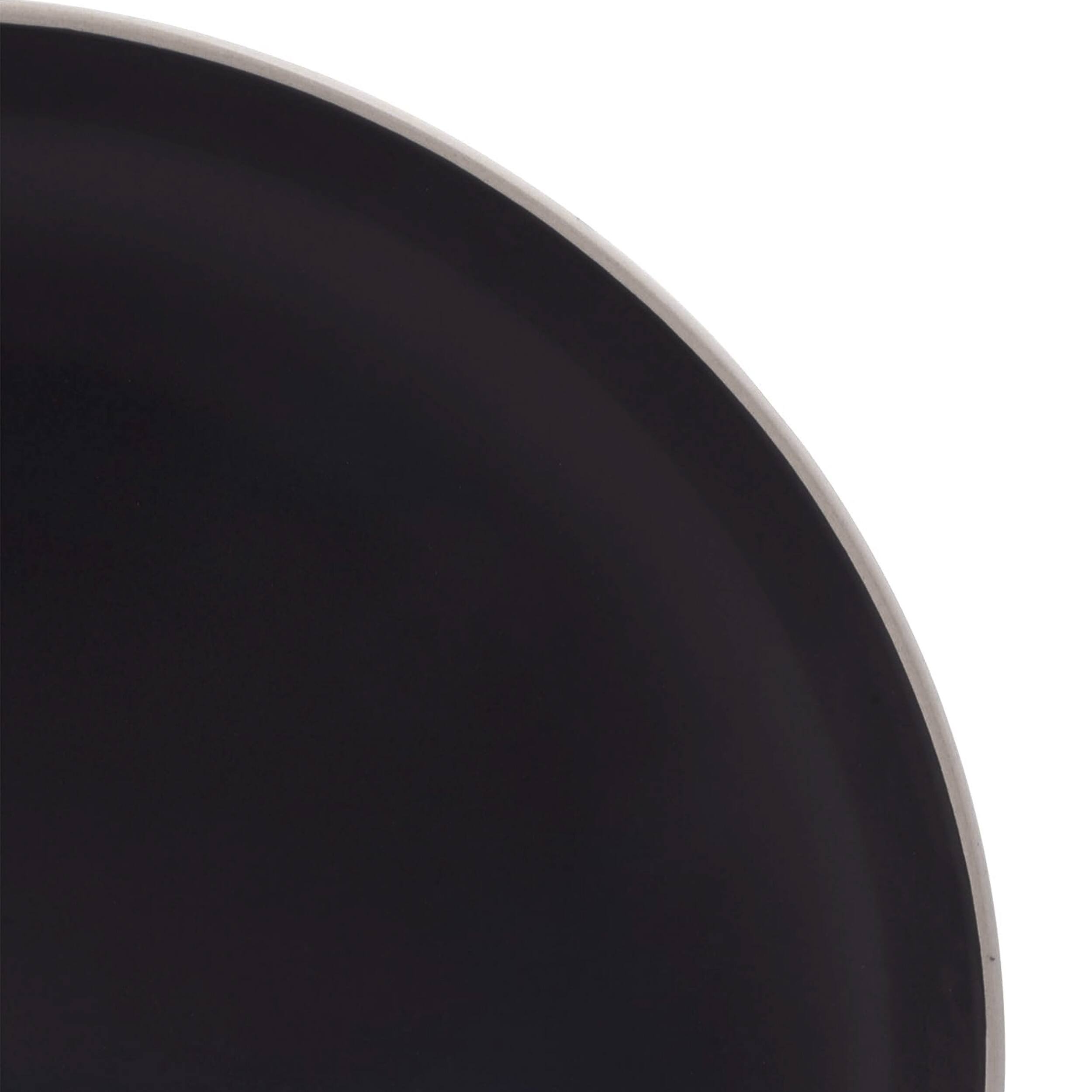 Alt View 3. Gibson - Gibson Home Rockaway 12 Piece Stoneware Dinnerware Set in Black - Black.