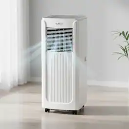 Airplus - 7500 BTU Portable Air Conditioner Cools up to 500 Sq.Ft 3-in-1 AC Unit with Remote Control - White