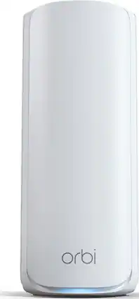 Front. NETGEAR - NETGEAR Orbi 770 Series WiFi 7 Mesh System, 11 Gbps, Add-on Satellite - White.