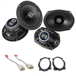 NVX - 2022-2023 Toyota Tundra - 6.5" & 6x9" E-Series Complete Speaker Upgrade Kit - Black