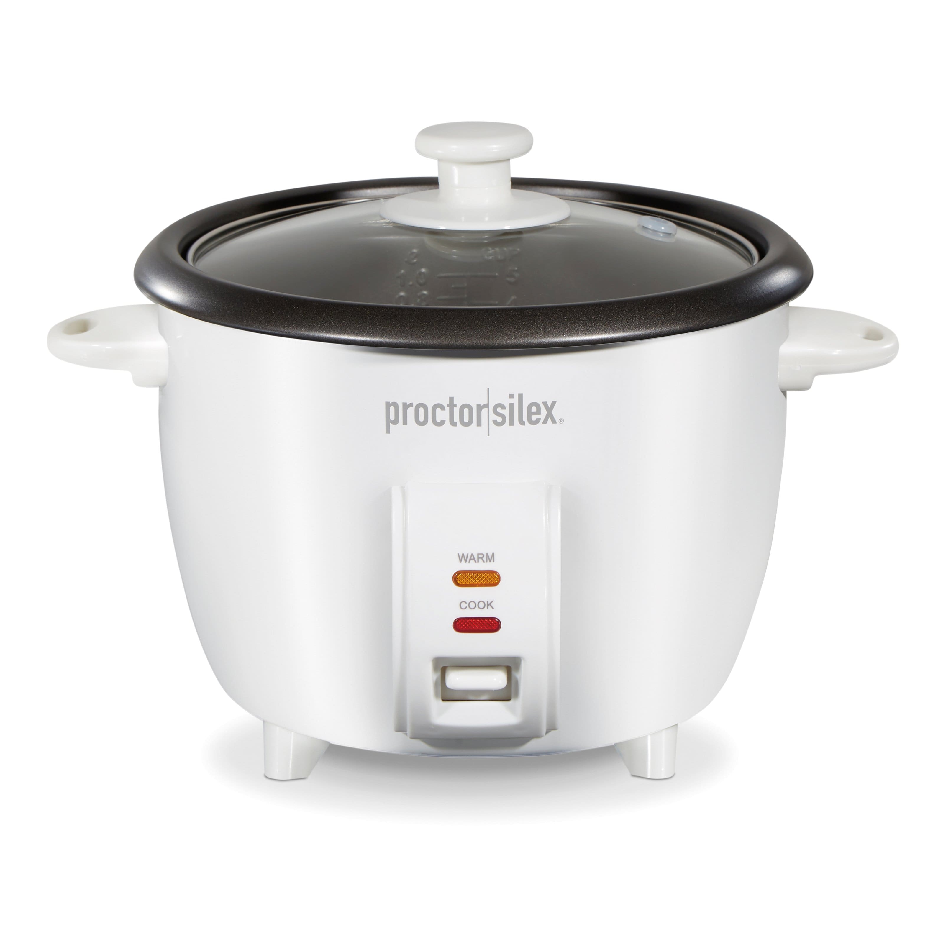 Front Zoom. Proctor Silex - 10-Cup Rice cooker - White.