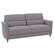 Angle. CorLiving - Georgia 3-Seat Fabric Upholstered Sofa - Light Grey.