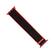 Left. StrapsCo - Everyday Comfort Nylon Watch Band For Apple Watch - 40mm/41mm/42mm - Red & Grey.