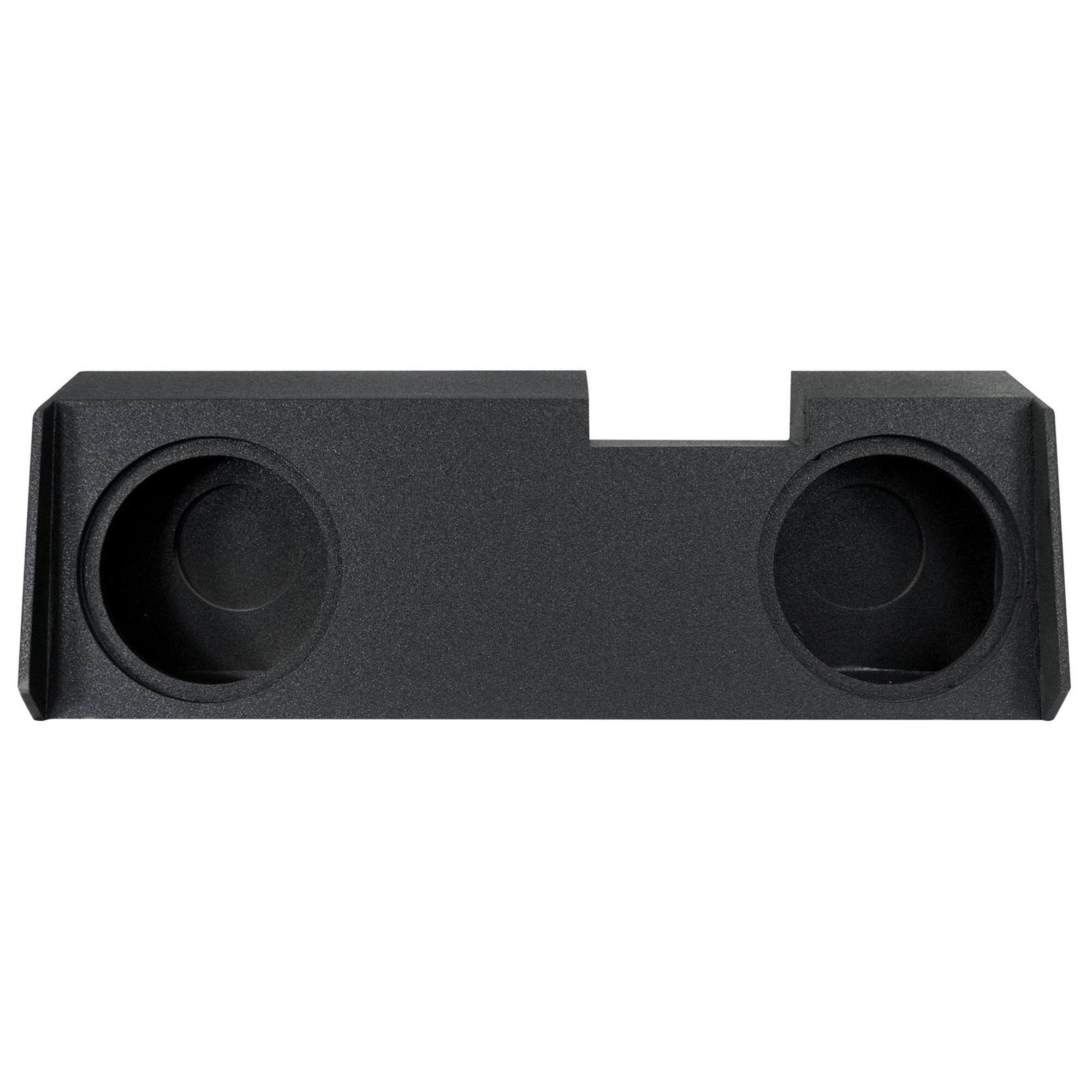 Alt View 1. QPower - QPower Dual 10" Sub Box - Chevy Silverado & GMC Sierra Crew & Double Cab 19-25 - Black.
