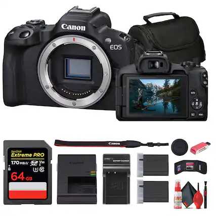 Canon EOS C D1 x N-O d A L SET i MN. Canon SanDisk Extreme PRO 170 MB/s V30 I 6 3 10 64 GB anon An 0A BATTER CHARGER a - Canon I ULTIMA i AVE . KMEAN U
