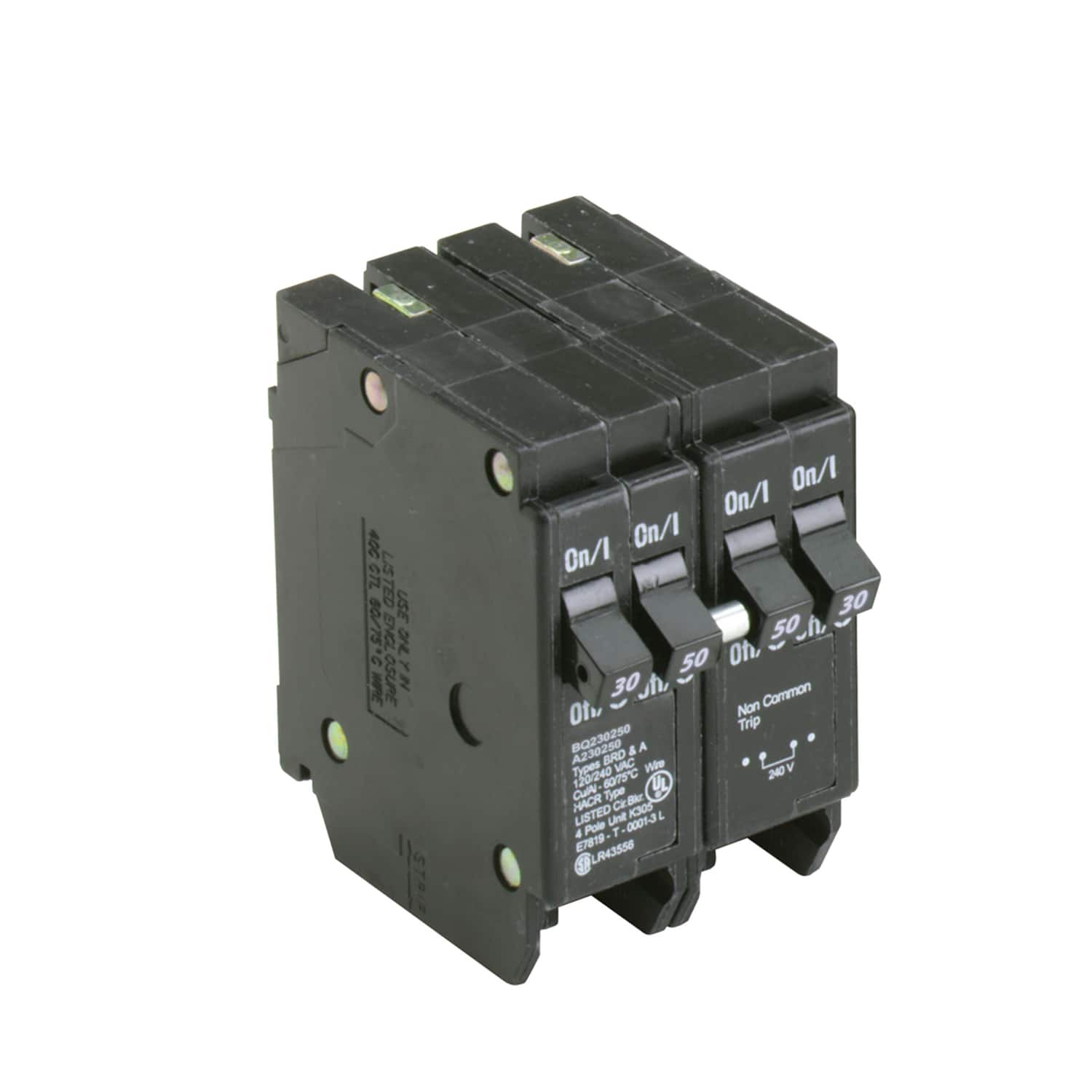 Eaton - 30/50 amps Plug In 4-Pole Circuit Breaker price history on PriceWatchPro