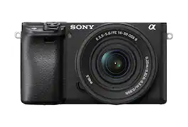Sony - a6400 Mirrorless Camera w 16-50mm f/3.5-5.6 II Lens (International Version)