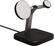 Angle. mophie - Qi2 3-in-1 Charging stand Black - Black.
