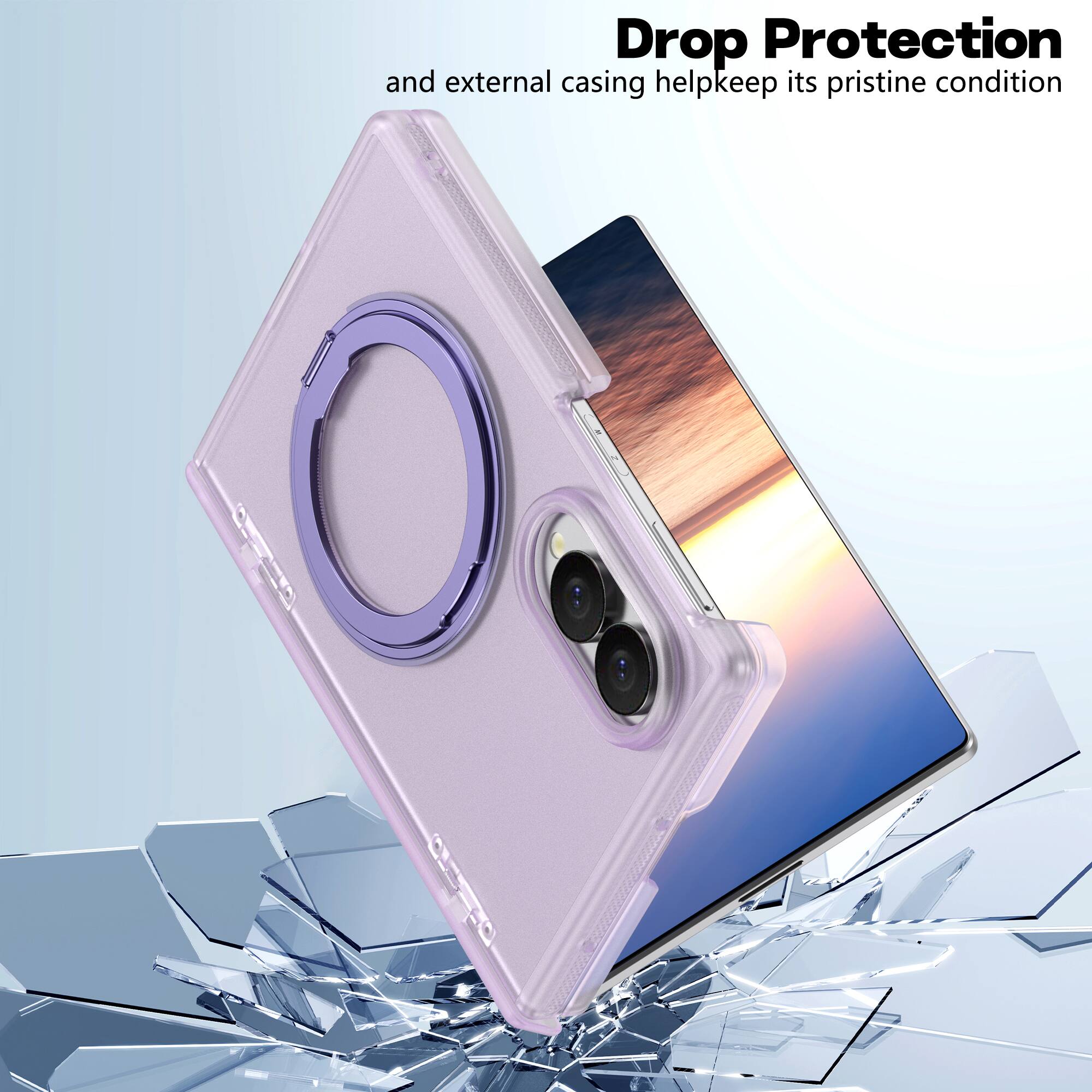 Drop Protection and external casing help keep its pristine condition