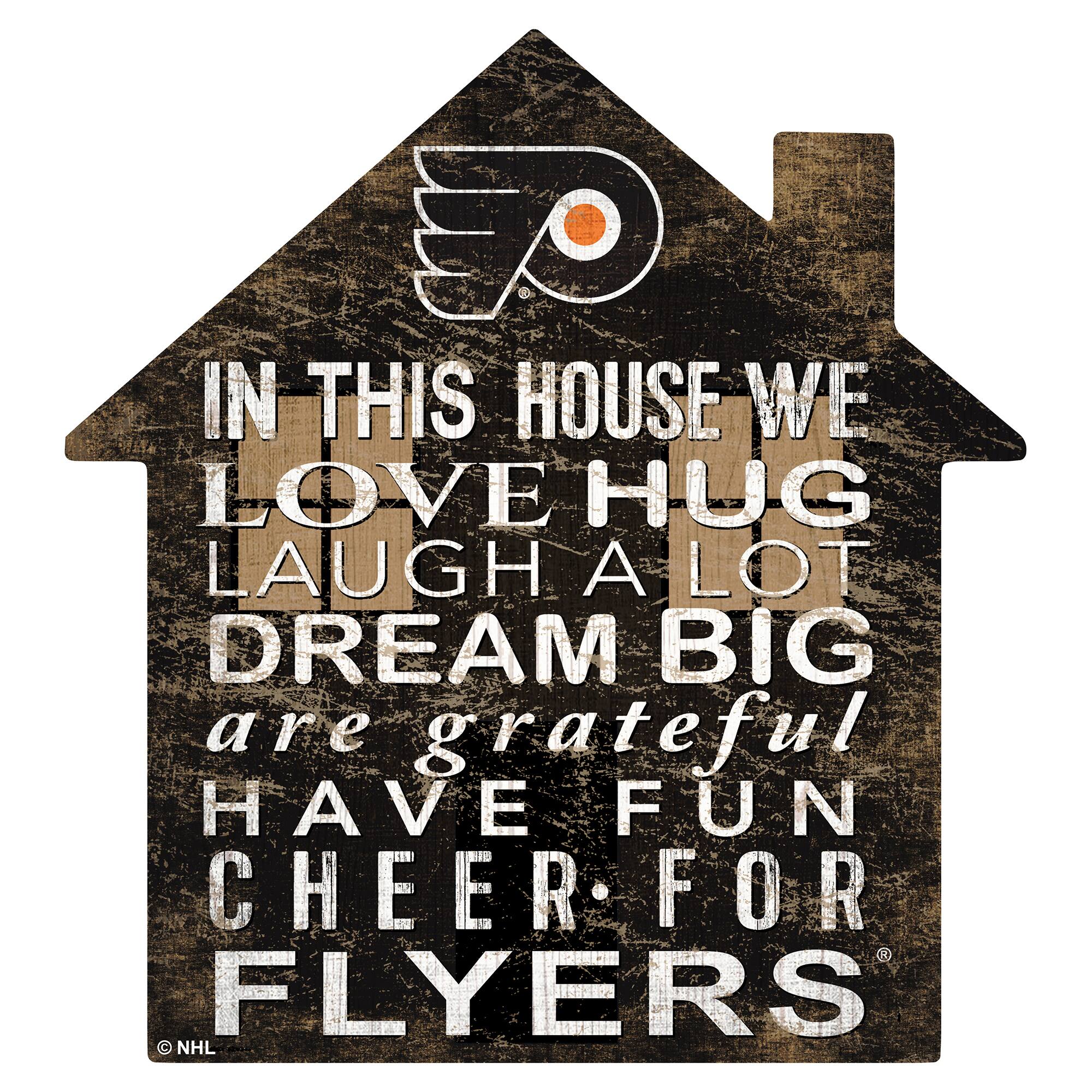 Philadelphia Flyers 12'' Team House Sign