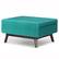 Angle Zoom. Simpli Home - Owen Coffee Table Storage Ottoman - Aqua Blue.