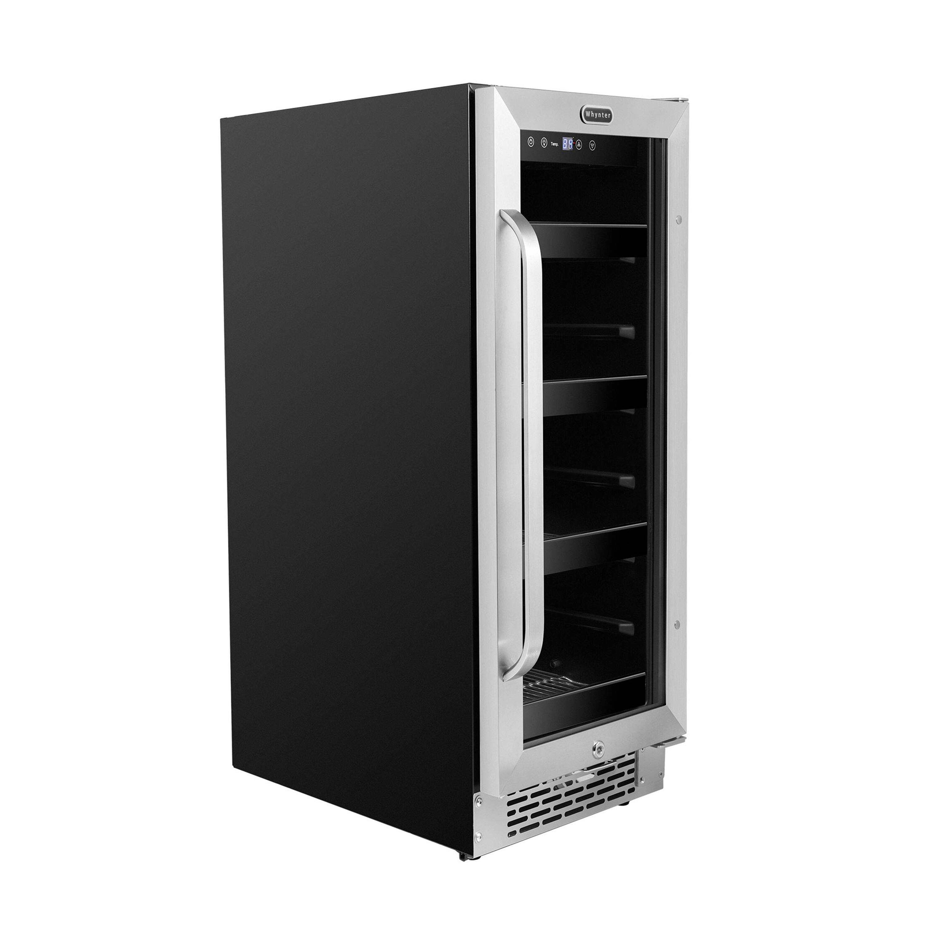 Alt View 12. Whynter - Whynter BBR-638SB 12 inch Built-In 60 Can Beverage Refrigerator - Stainless Steel.
